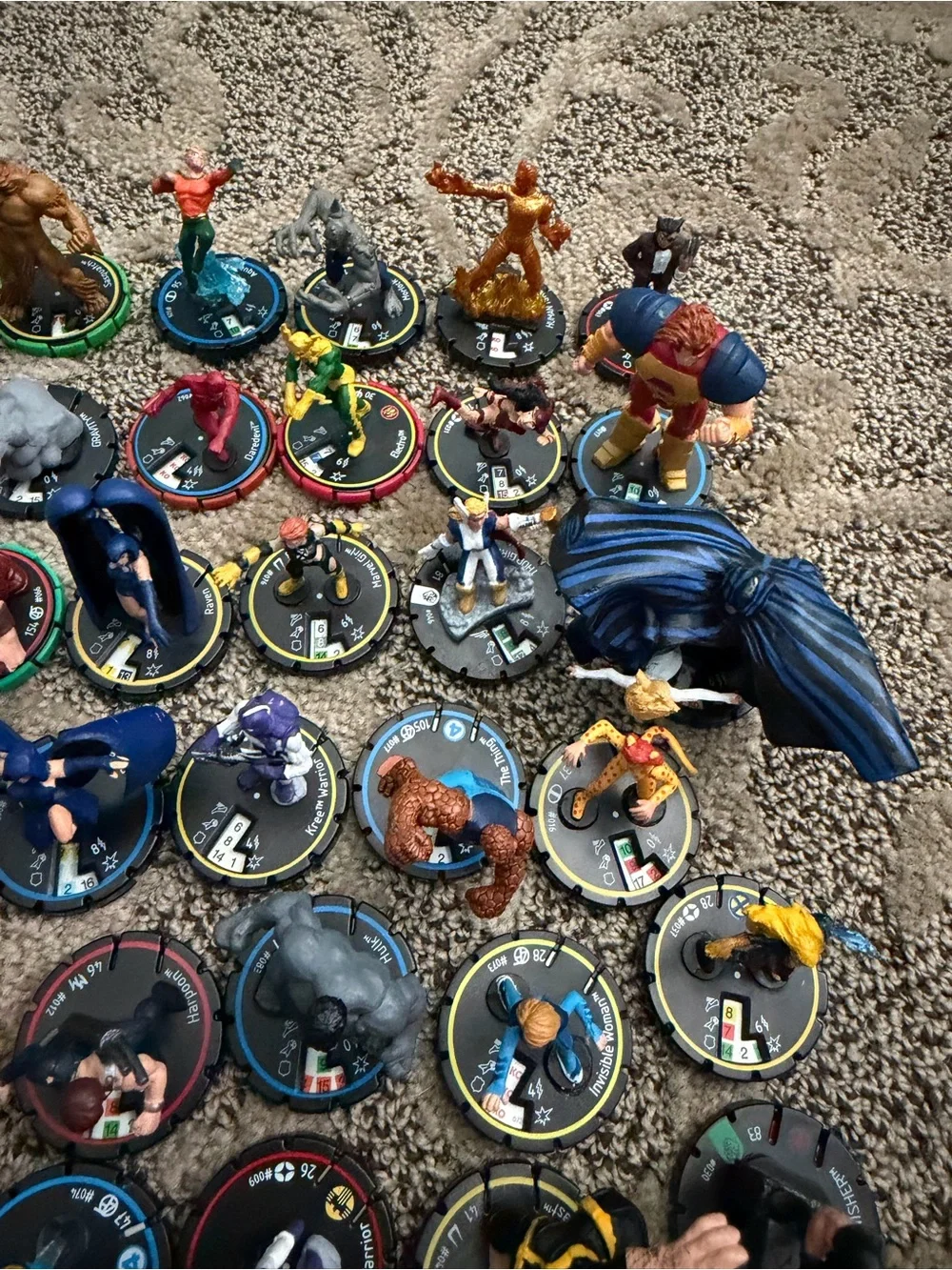 Wizkids Games Heroclix Lot DC Marvel Batman Game Toy Collection Figure Hero Clix